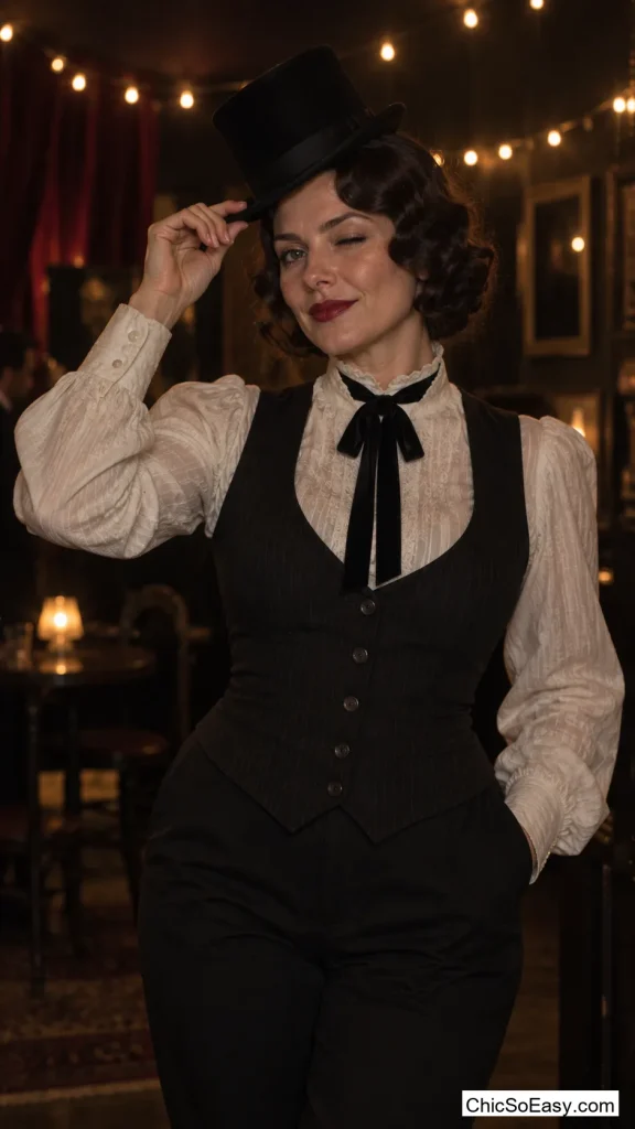 A Cabaret Singer in Fishnets