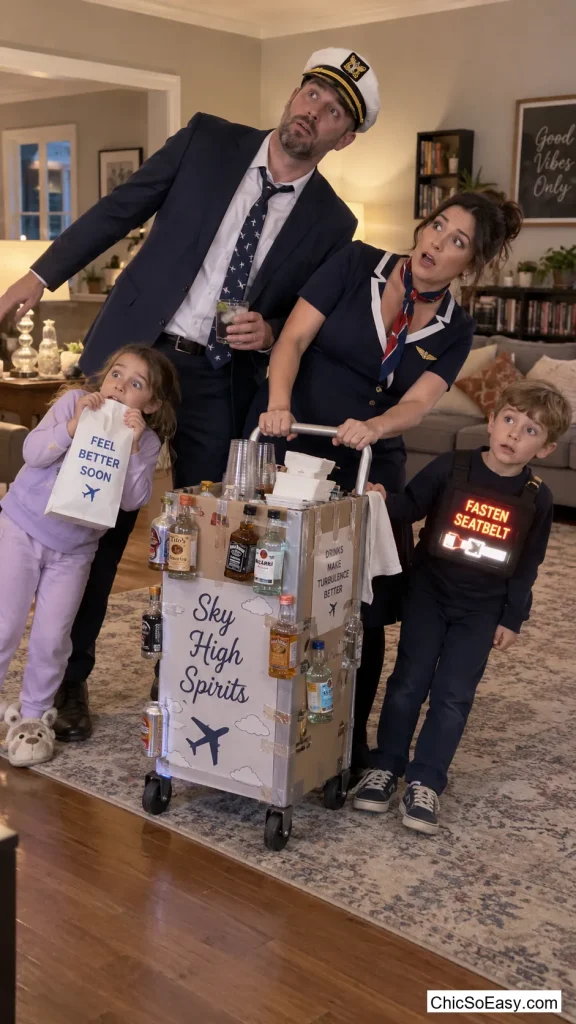 A Flight Crew Mid-Turbulence