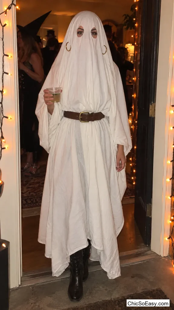 A Sheet Ghost, Belted and Booted