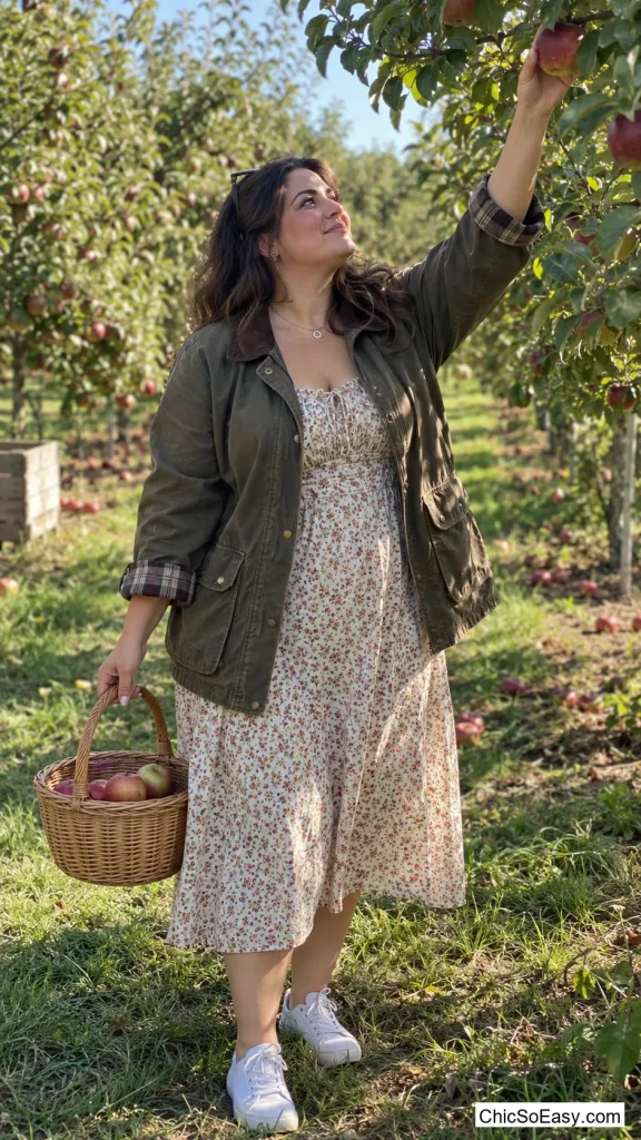 Barn Jacket Over a Sunday Dress