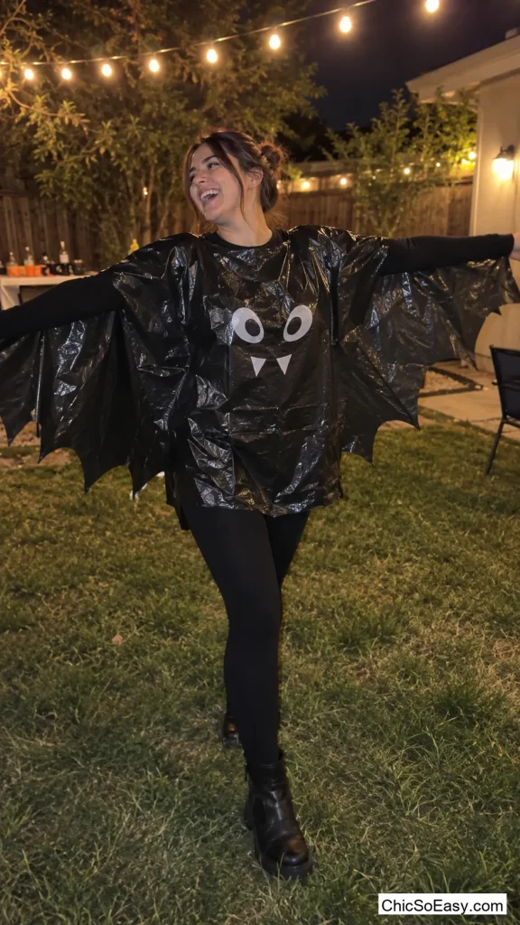 Black Trash Bag Bat