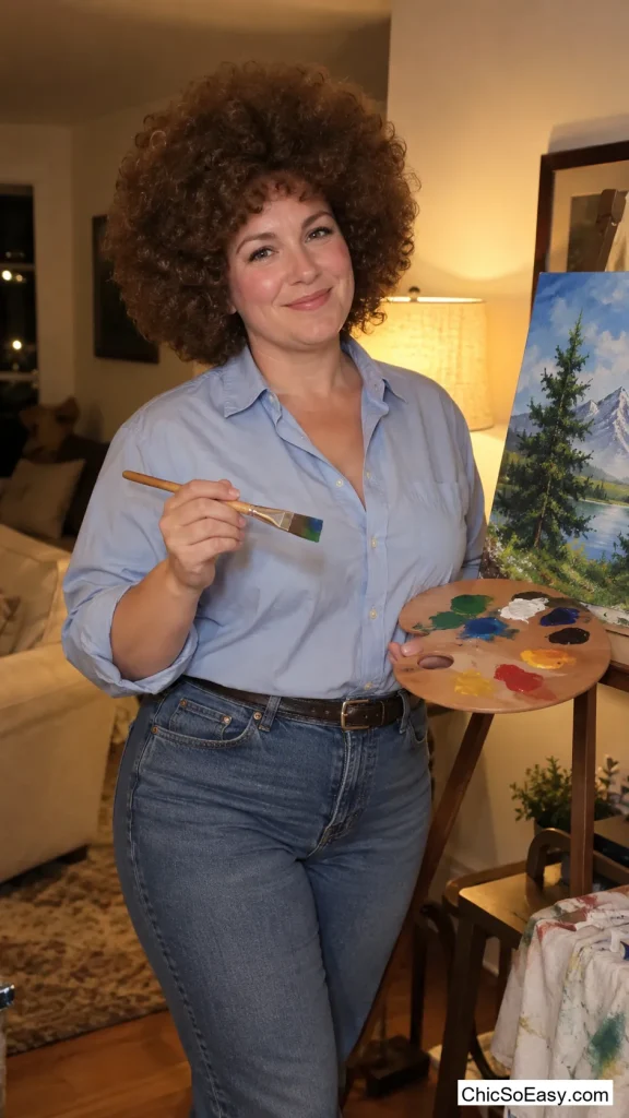 Bob Ross with a Palette