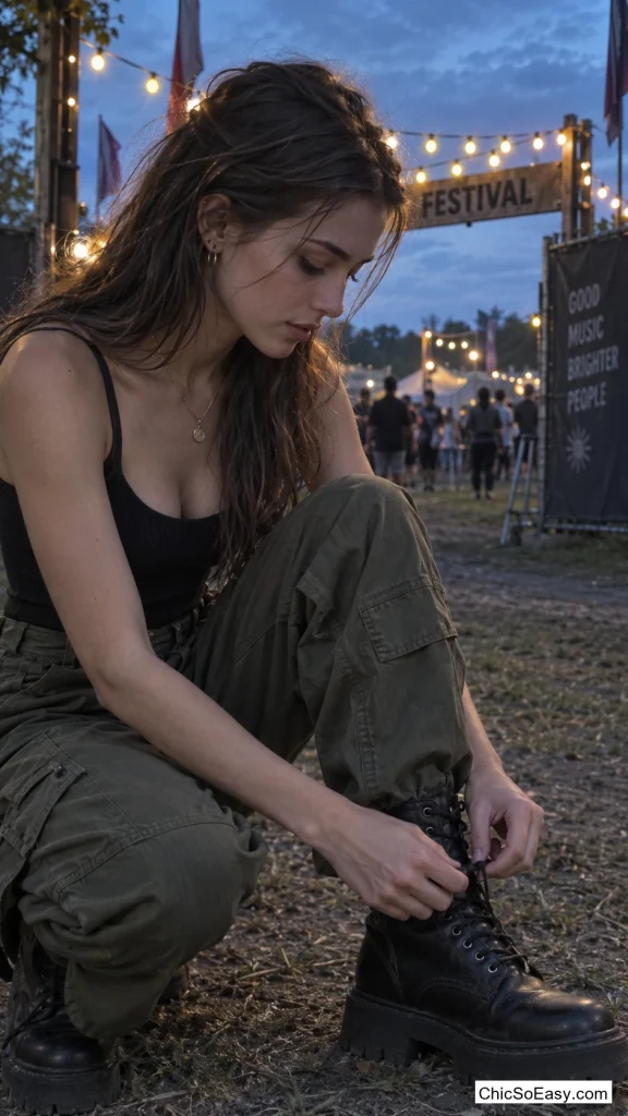 Bodysuit Under Cargo Pants