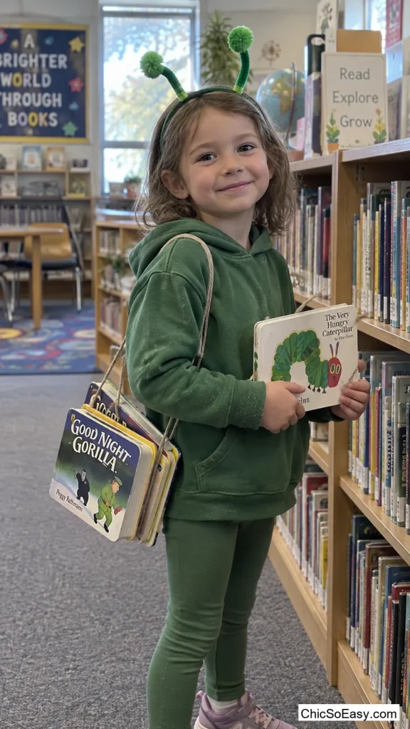 Bookworm in a Green Hood