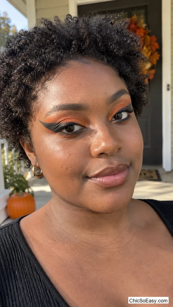 Butterfly Wing Eyeshadow Framing One Eye