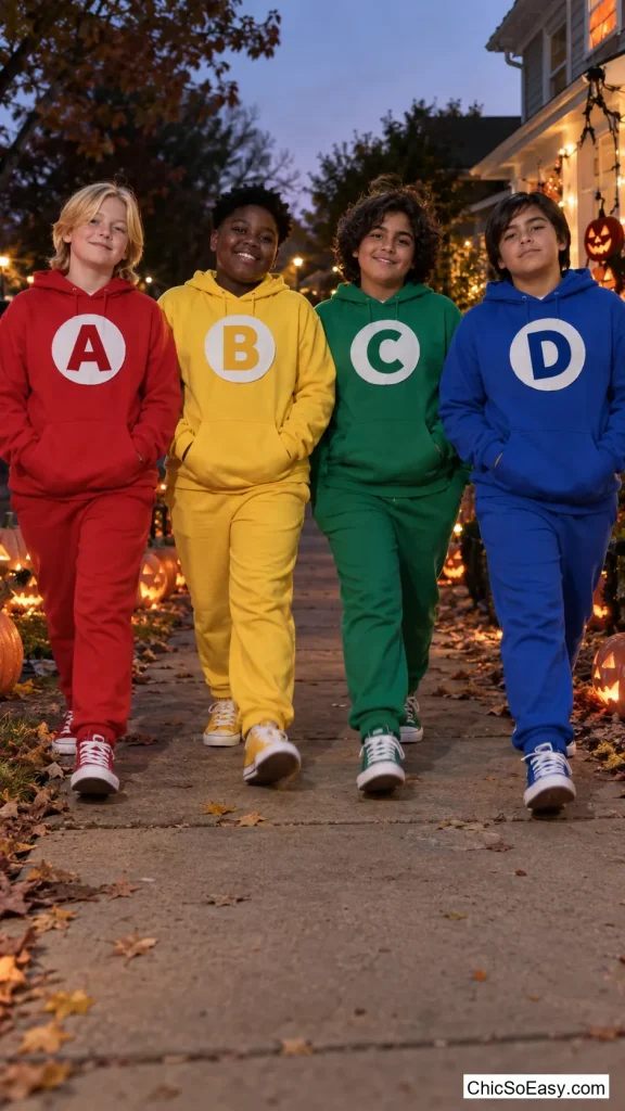 Candy-Colored Group Costume