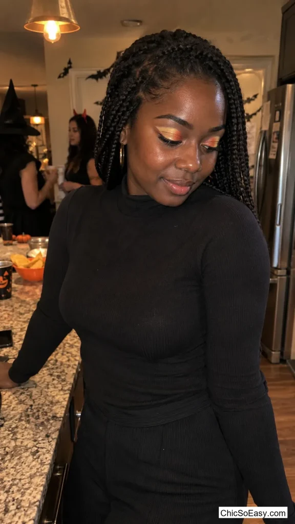 Candy Corn Eyeshadow Stripe