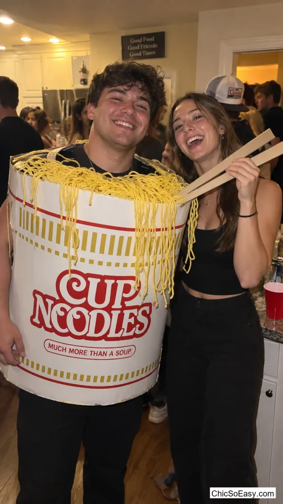 Cardboard Ramen Cup Duo