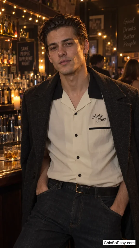 Christian's Vintage Bowling Shirt