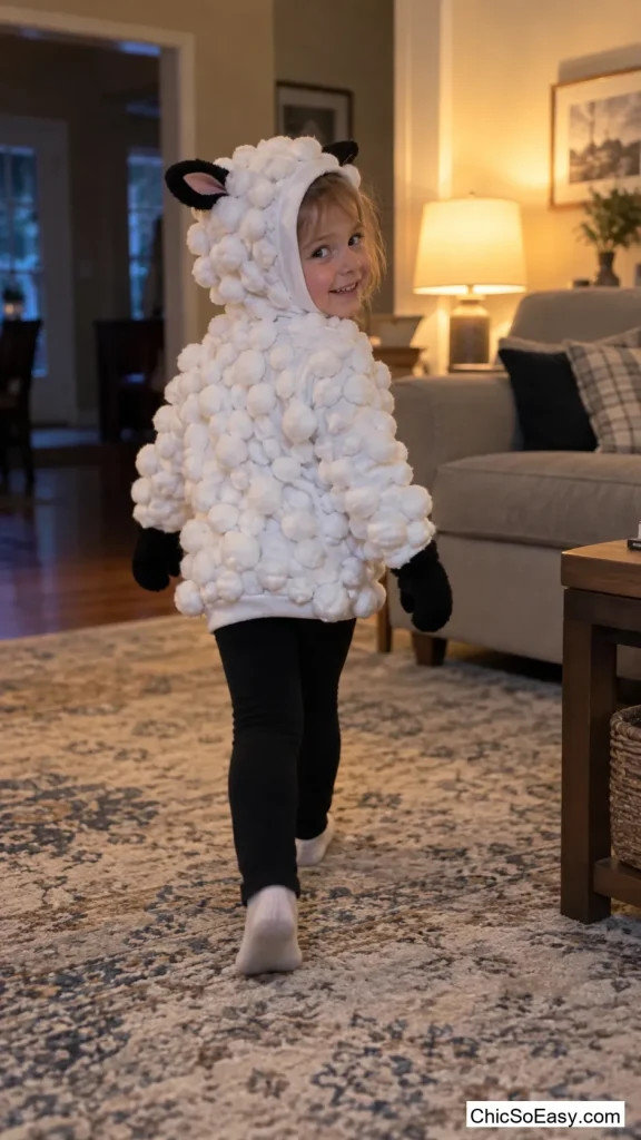 Cotton-Ball Sheep