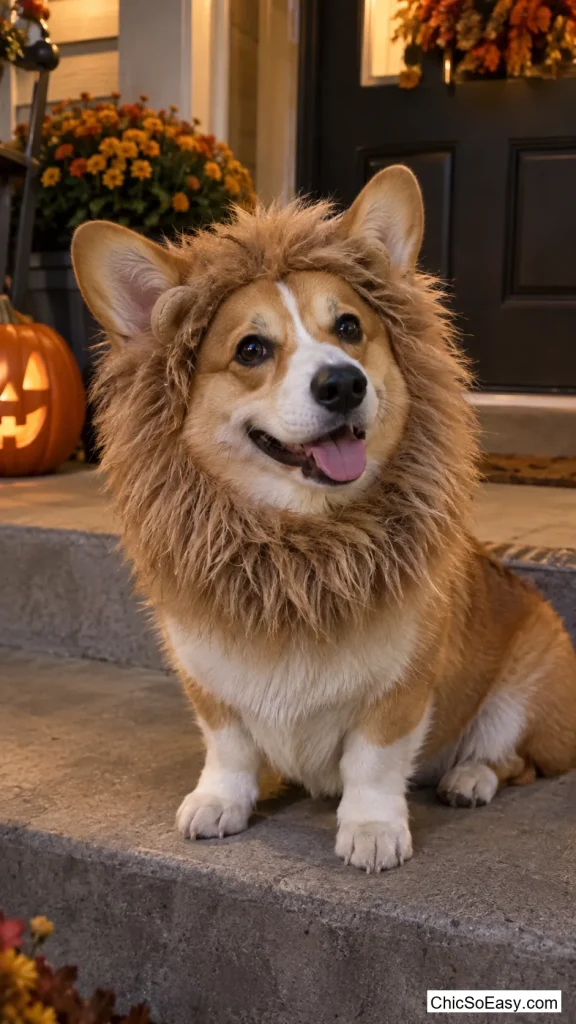 Cropped Lion Mane on a Stretch Headband
