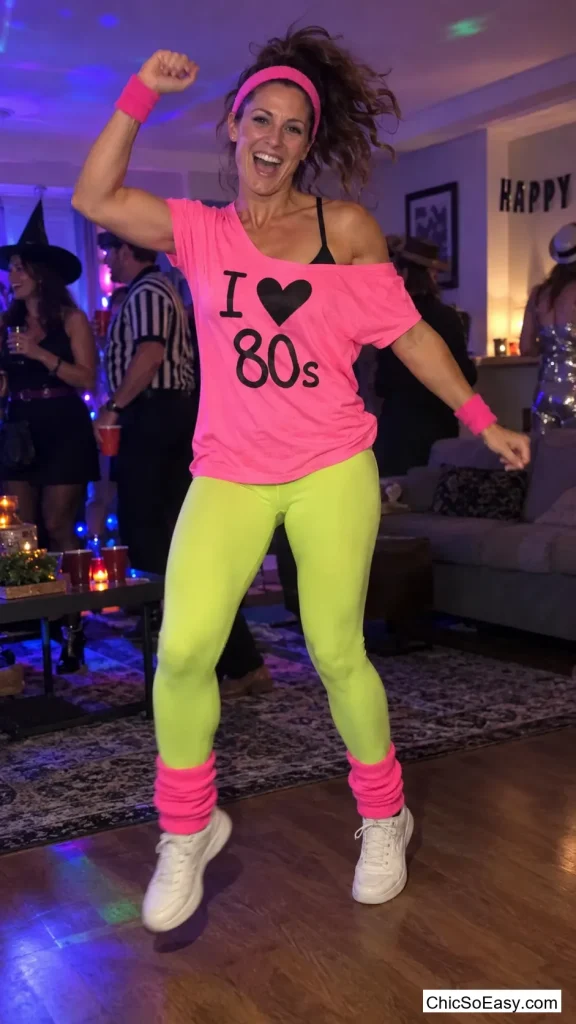 Eighties Aerobics Neon
