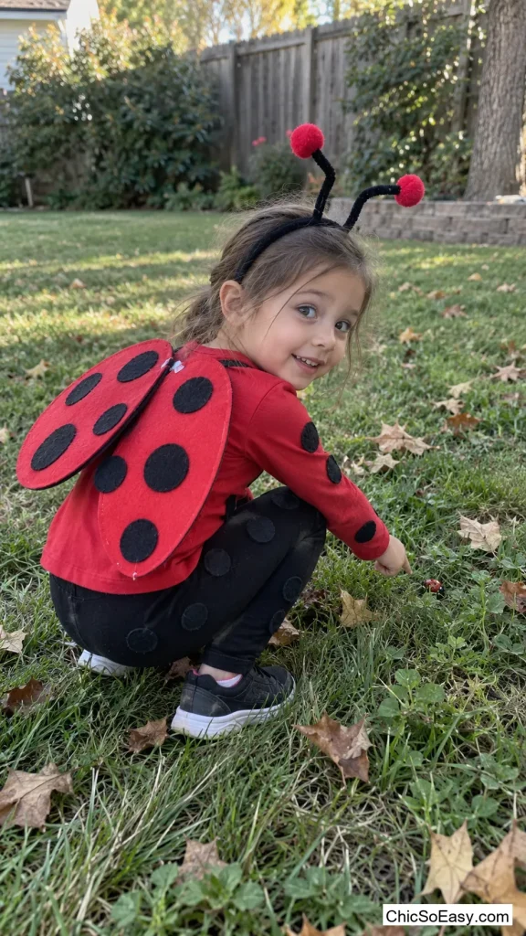 Felt Ladybug with Dotted Wings