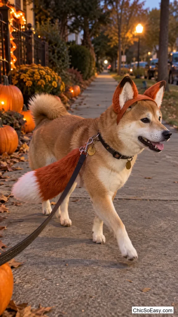 Floppy Fox Ears on a Padded Headband with Matching Tail Clip
