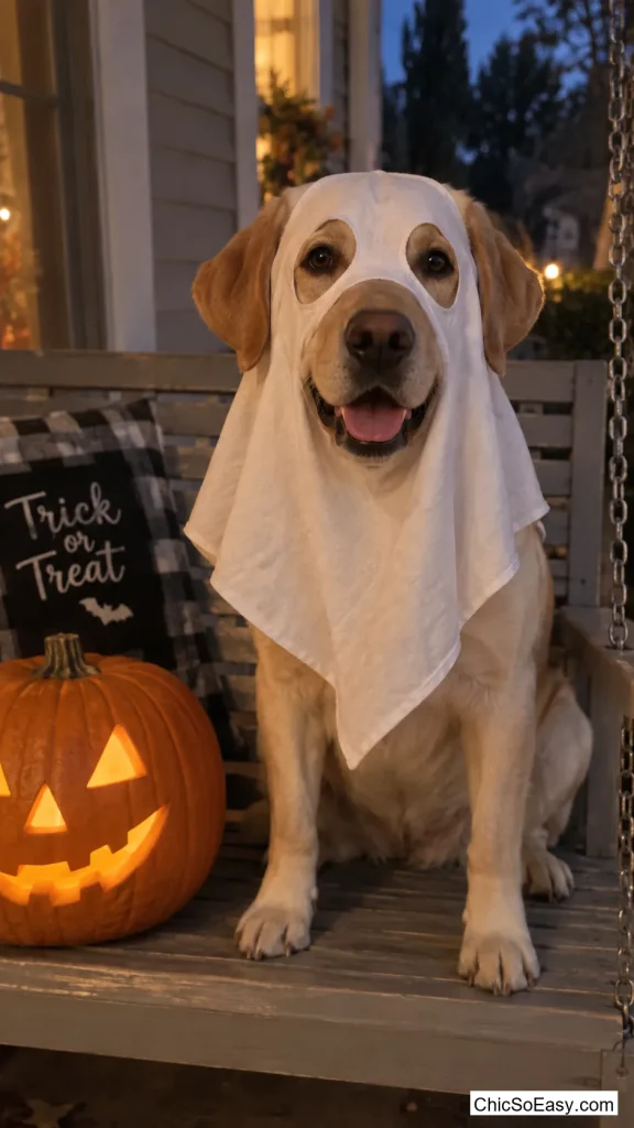 Ghost-Face Bandana, Folded Triangle Style