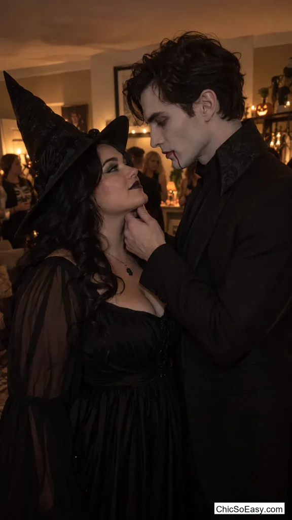 Gothic Witch and Her Vampire