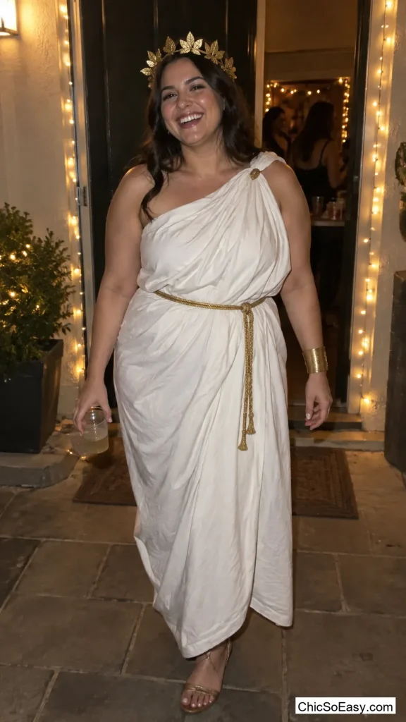 Greek Goddess Sheet Toga
