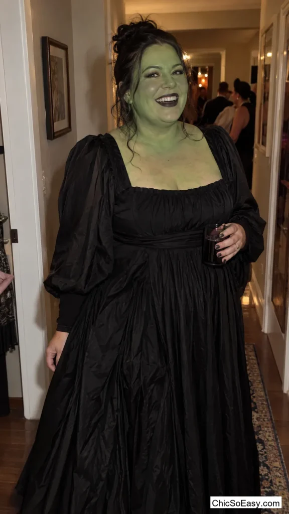 Green Face Paint and Your Own Black Dress