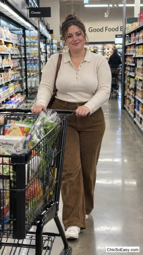 Knit Polo and Wide-Wale Cords