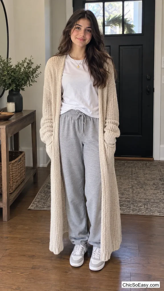 Long Cardigan as a Coat
