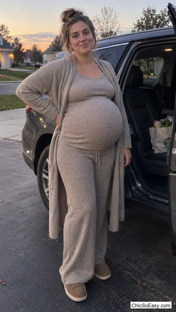Loungewear Set Worn Like a Real Outfit