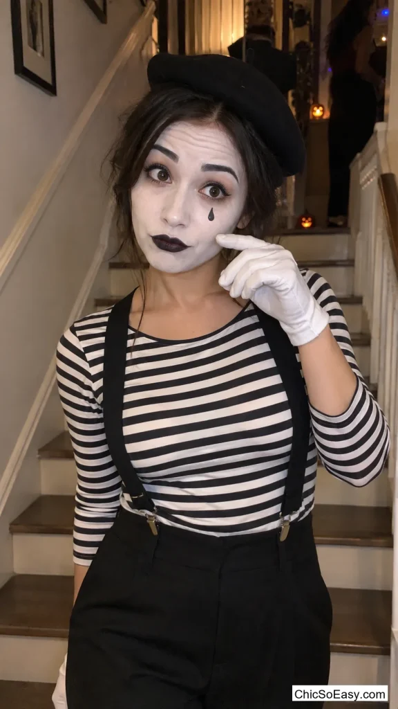 Mime in Stripes