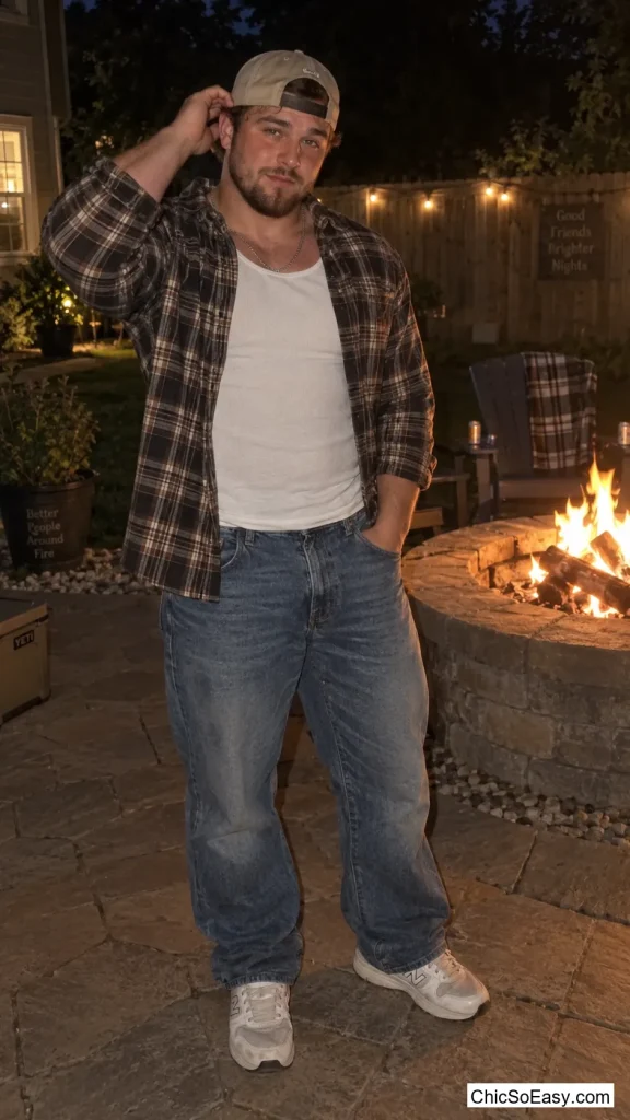 Murray's Backwards Cap and Flannel
