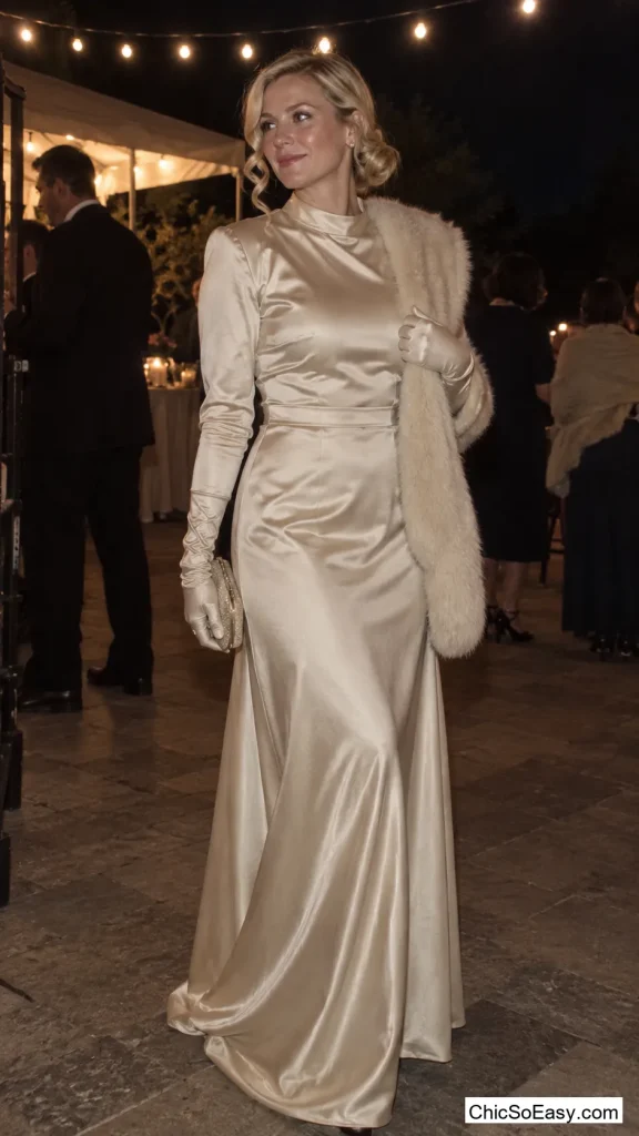 Old Hollywood Starlet at a Premiere