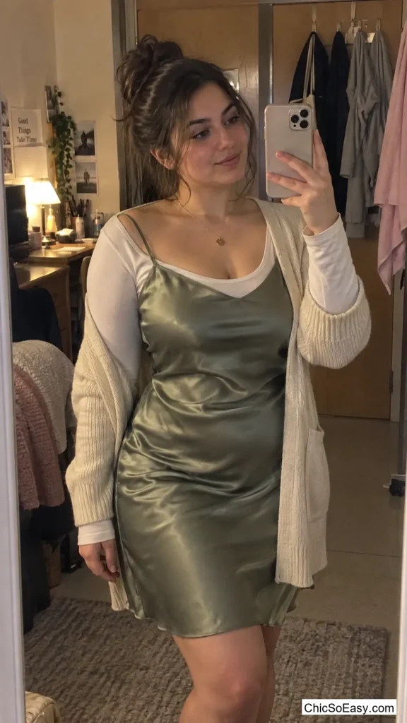 One Thrift-Store Slip Dress, Three Ways