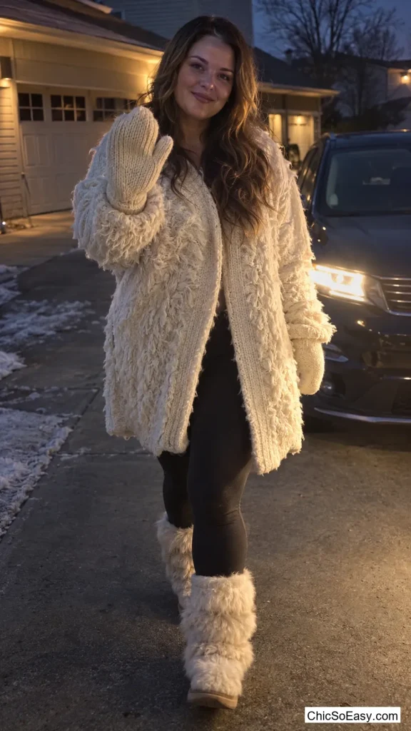 Oversized Cardigan Friendly Yeti