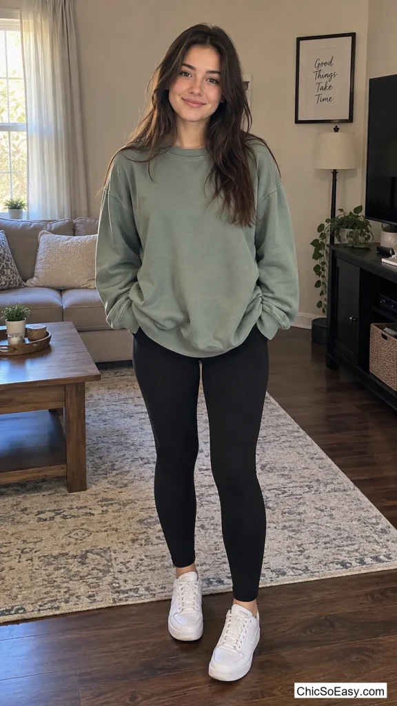 Oversized Sweatshirt and Leggings