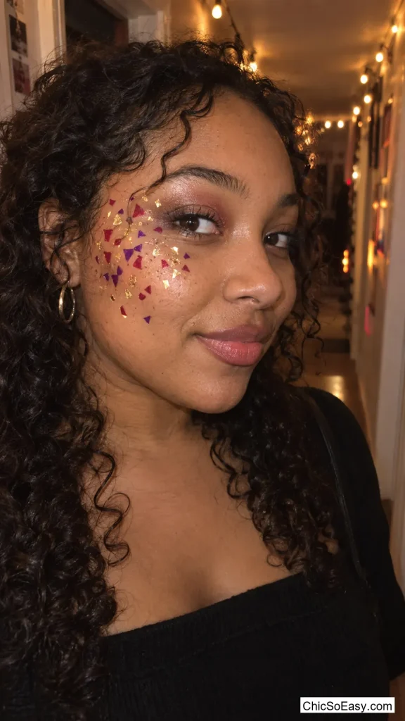 Paper-Cut Confetti Cheeks