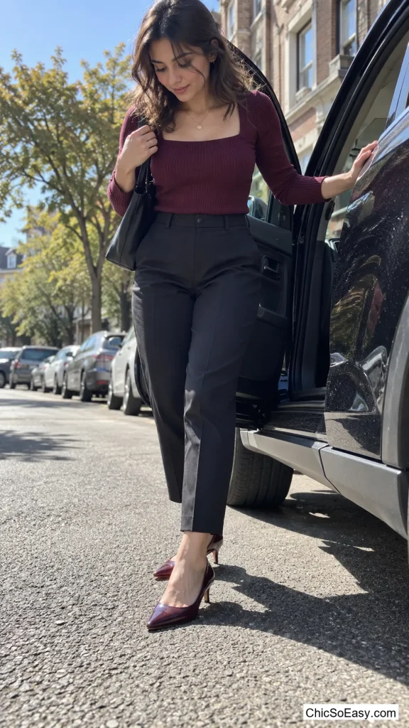 Pointed-Toe Kitten Heels