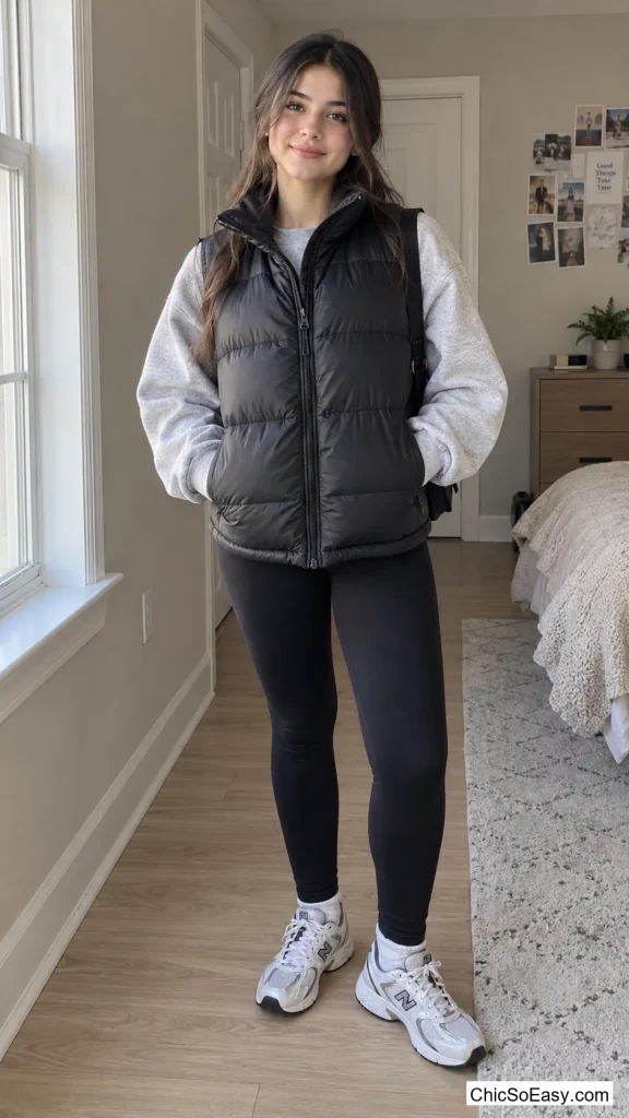 Puffer Vest Over Everything