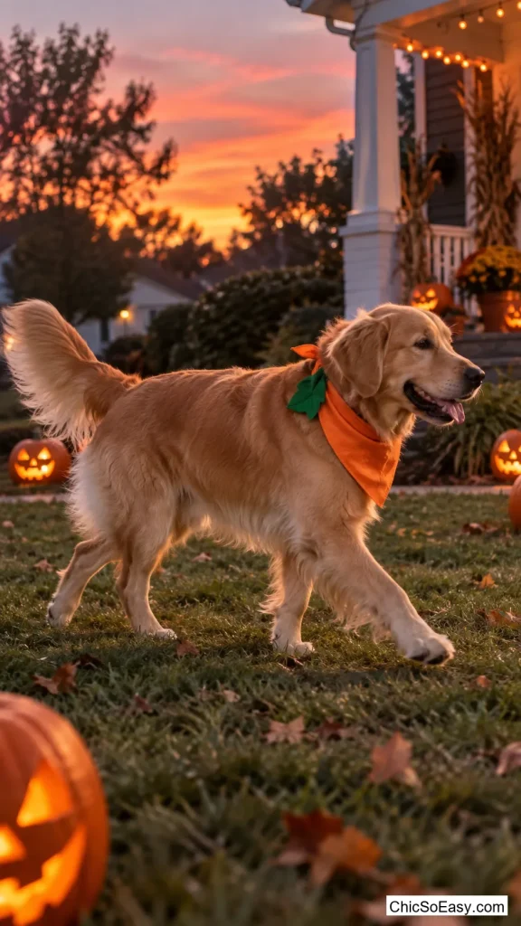 Pumpkin-Stem Bandana Knot