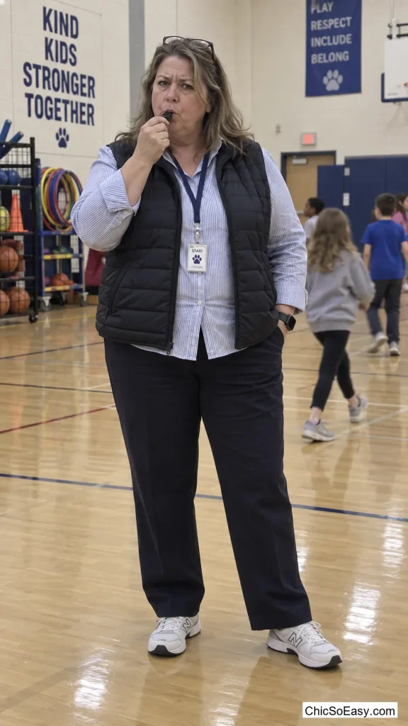Quilted Vest as an Indoor Blazer