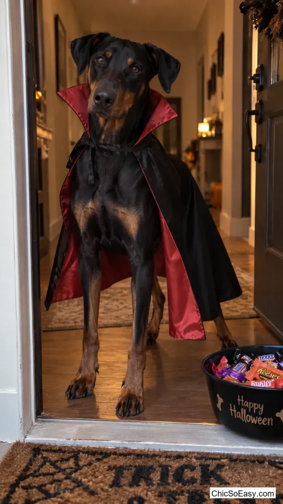 Reversible Vampire Cape with Velcro Collar