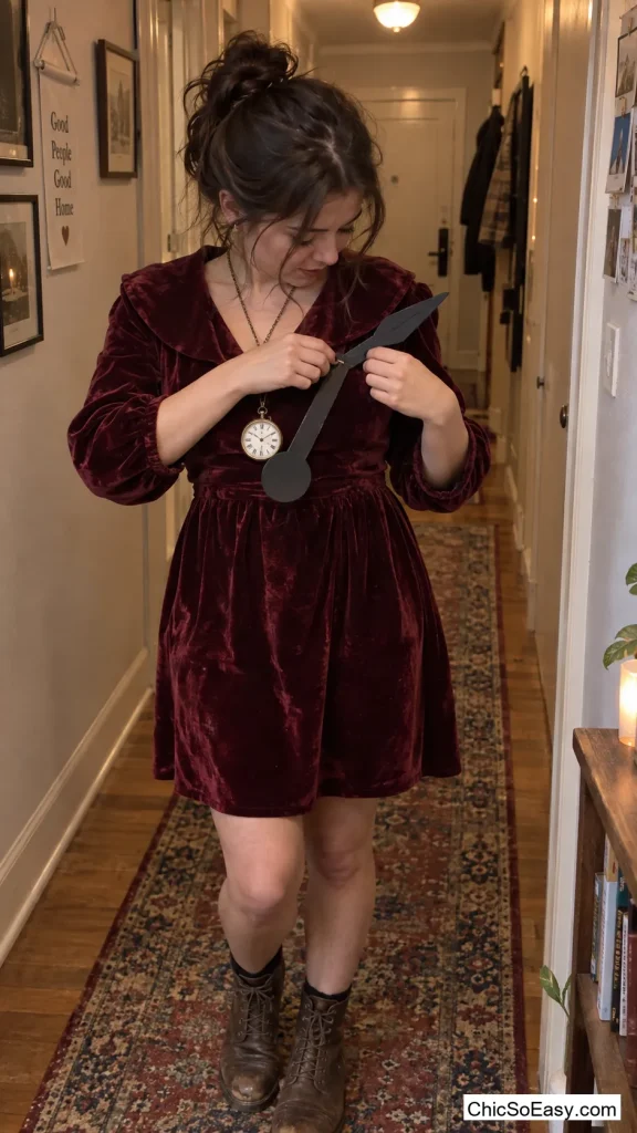 Second Hand Outfit With Clock Hands