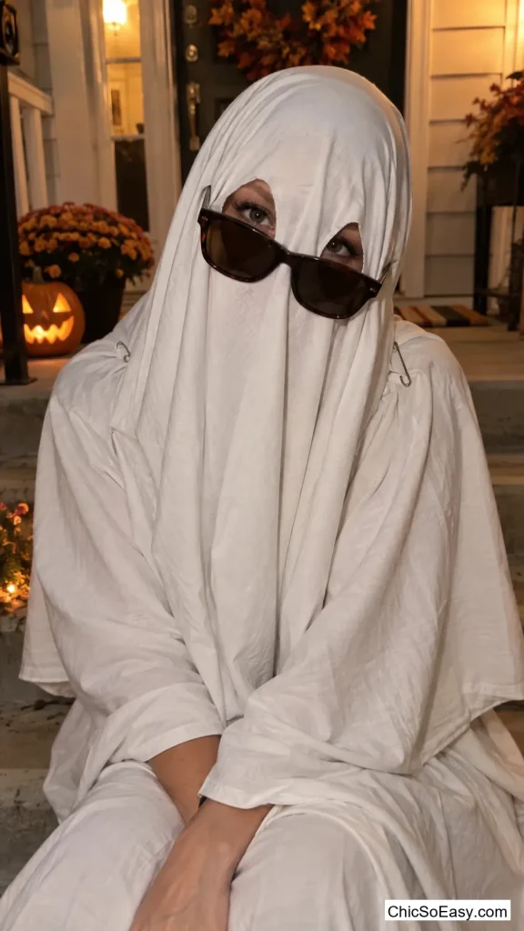 Sheet Ghost With Sunglasses