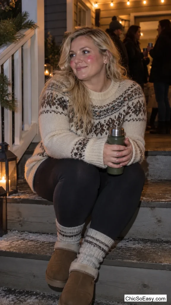 Ski Lodge Après-Ski Sweater Girl