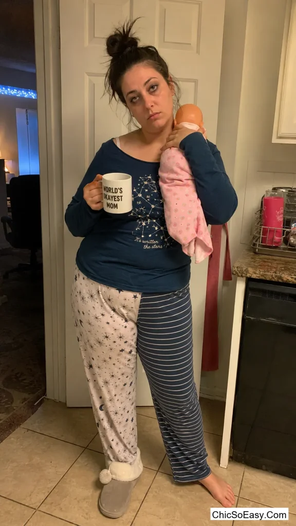Sleep-Deprived New Mom