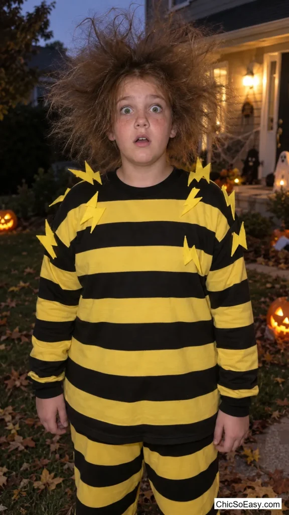 Static-Shock Hair Costume