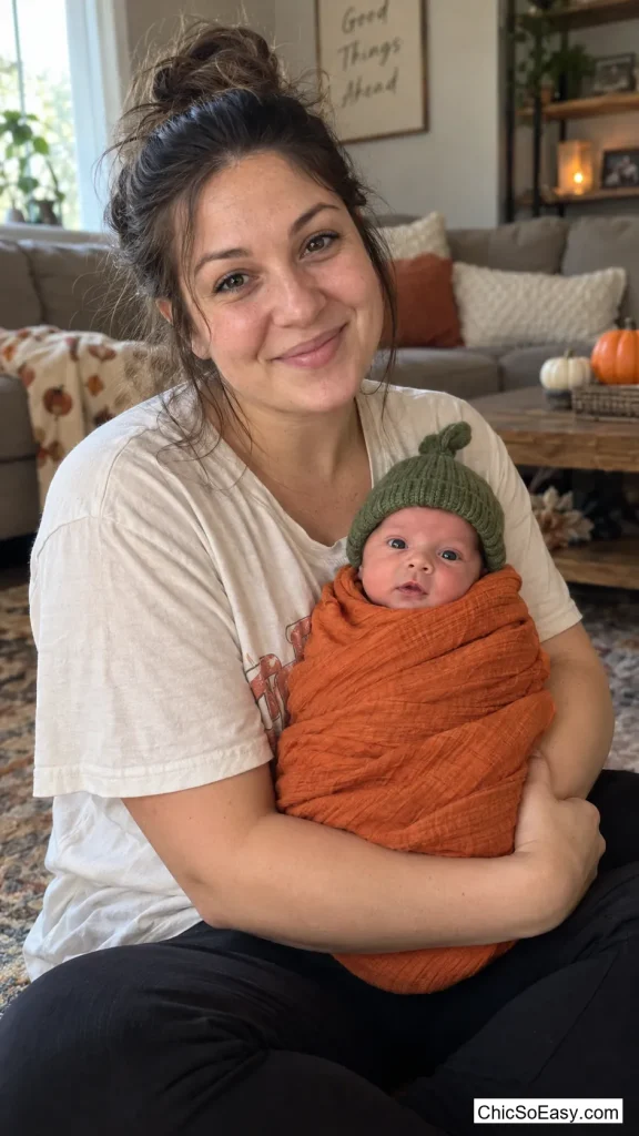 Swaddle Blanket Pumpkin