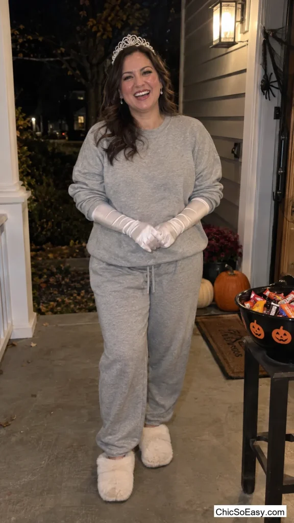 Sweatpants and a Full Tiara