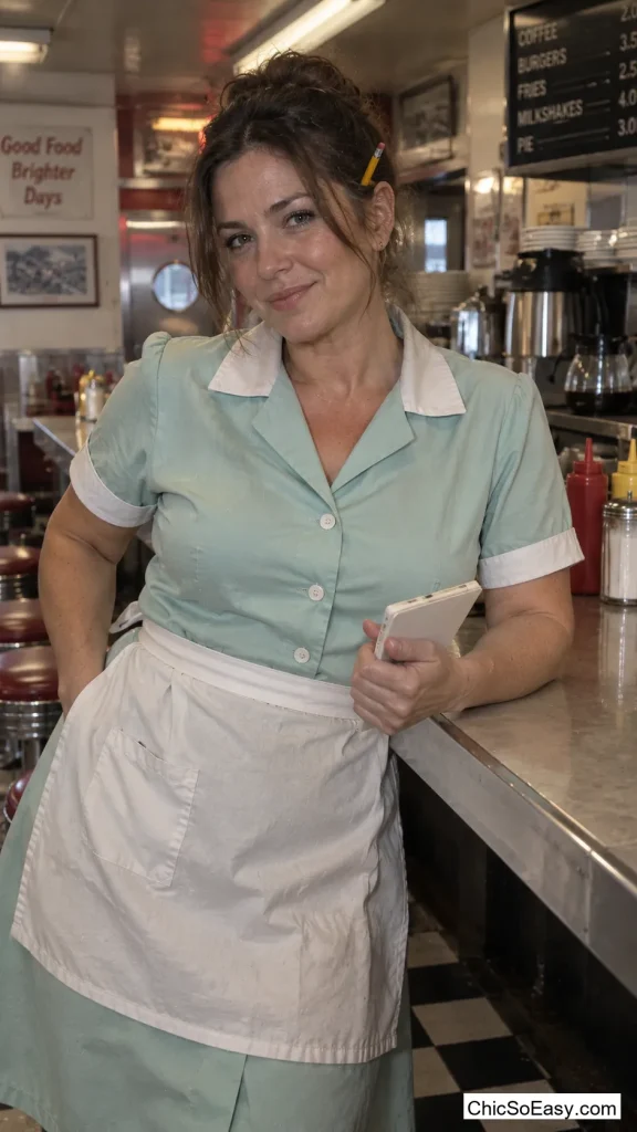 The Diner Waitress From 1962