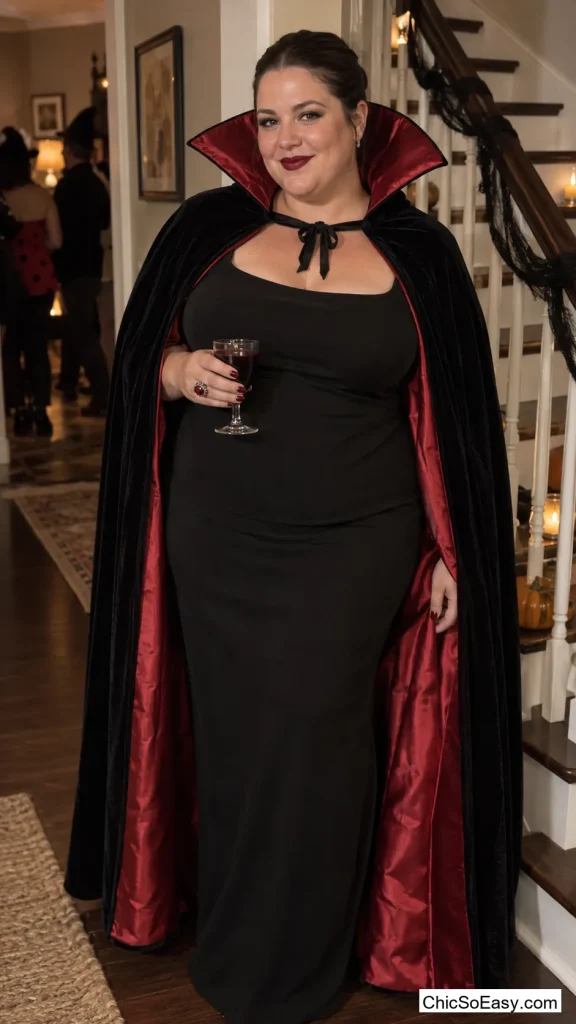Vampire With a Red-Lined Cape