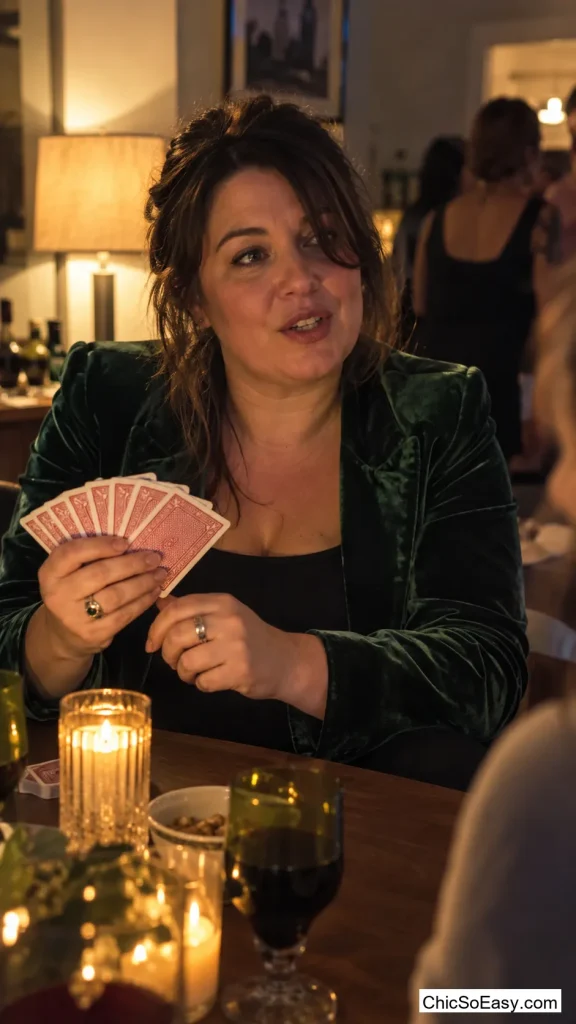 Velvet Blazer and Tarot Cards