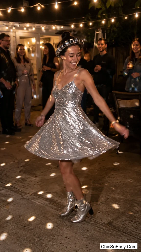 Walking Disco Ball