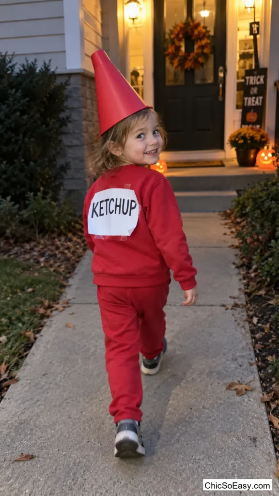 Walking Ketchup Bottle