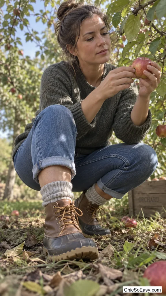 Wool Socks Inside Duck Boots